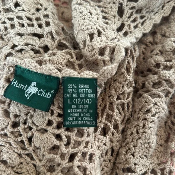 Crochet Vest size Large (12-14) excellent condition - Picture 4 of 4